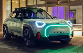 MINI раскрыла дизайн электрического кроссовера Concept Aceman