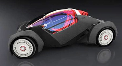 В США представлен первый автомобиль, напечатанный на 3D-принтере