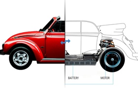 Un kit chinois transforme une coccinelle VW classique en véhicule électrique pour seulement 2 000 dollars