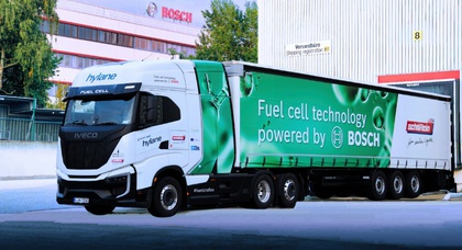 Bosch розпочала експлуатацію своєї першої вантажівки на паливних елементах у внутрішньозаводській логістиці