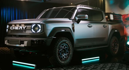 Новый пикап Chery KP31 Concept совместил PHEV и дизель