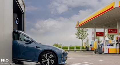 Europas erste von NIO und Shell gemeinsam errichtete Batteriewechselstation für Elektrofahrzeuge geht ans Netz
