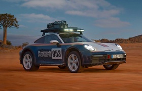 Der neue Porsche 911 Dakar ist im Gelände genauso komfortabel wie auf der Autobahn