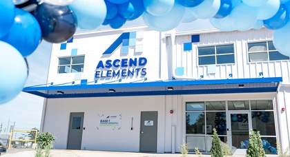 Ascend Elements opens North America's largest electric vehicle battery recycling facility in Georgia