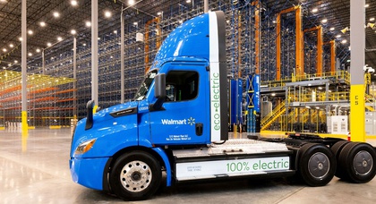 Walmart Canada вводить в експлуатацію перші електричні тягачі