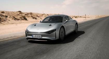 Mercedes-Benz Vision EQXX sets fuel economy record for electric vehicles
