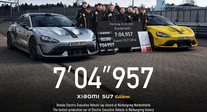 Xiaomi SU7 Ultra побив рекорд Porsche Taycan на Nürburgring Nordschleife