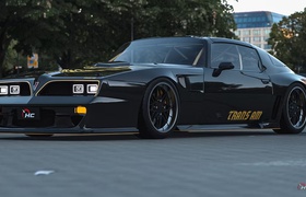 Revisit the classic 1970s Pontiac Trans Am with this stunning modern interpretation by digital artist