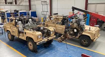 British Army to Test Four Electric Land Rovers in Battlefield Scenarios
