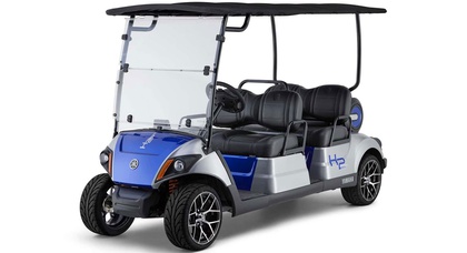 Yamaha made a golf cart powered by a hydrogen combustion engine