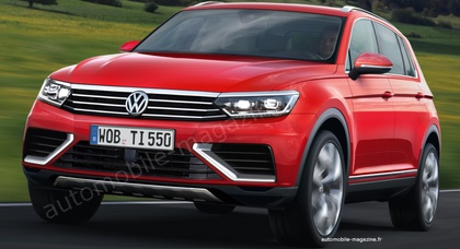 Volkswagen установит несколько электромоторов в новый Tiguan