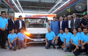 Mercedes-Benz beginnt mit der Produktion von Elektroautos in Indien