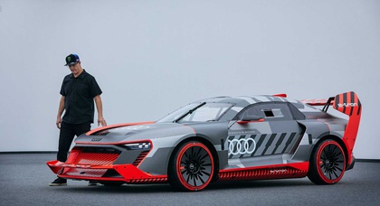 Audi построили электрический болид специально для Кена Блока