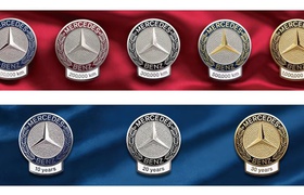 Mercedes Recognizes Loyal Owners with Retro Badges