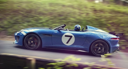 Jaguar представил одноместный F-Type