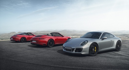 В семействе Porsche 911 появились новые версии GTS