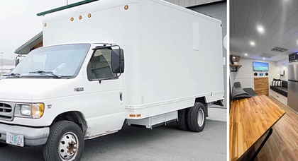 Camion discret transformé en camping-car avec un intérieur luxueux (vidéo)