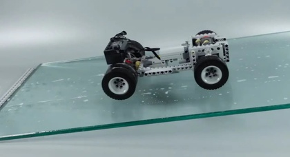 Brilliant engineering video uses Lego car to demonstrate winter driving basics