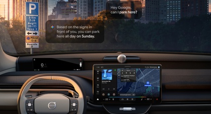 Volvo EX60 отримав Google Gemini: камера автомобіля тепер «розуміє» світ навколо