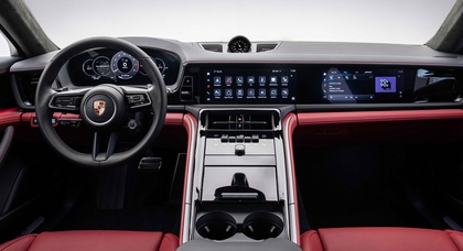 La nouvelle Porsche Panamera présente un intérieur centré sur le conducteur, avec des écrans et des surfaces tactiles