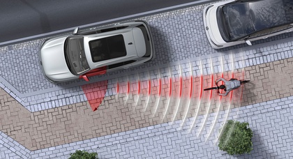Volkswagen's new safety system warn about road users approaching the parked vehicle from behind