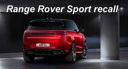 Brake lights on some 2023 Range Rover Sport may be flooded with water
