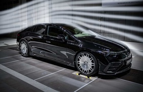 Mercedes-Benz EQS з доробками Brabus має покращену аеродинаміку та збільшений запас ходу.