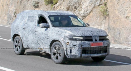 The Dacia Bigster has revealed itself in camouflage in spy photos. Looks like an overgrown Duster