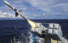 Berichten zufolge passten die Ukrainer das Buk-Luftverteidigungssystem für den Start von in den USA hergestellten RIM-7-Sea-Sparrow-Raketen an