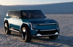 Kia gives another look at the all-new EV9 electric SUV
