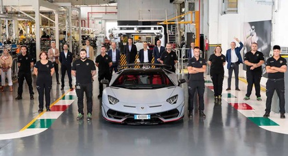 Lamborghini Aventador пересек 10-тысячный рубеж 