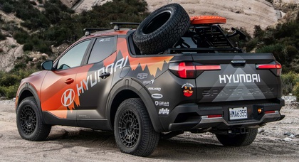 Le Hyundai Santa Cruz reçoit des modifications tout-terrain minimales pour le rallye Rebelle