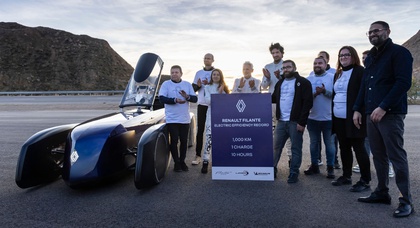 Das Elektroauto Renault Filante fuhr in 10 Stunden über 1000 km