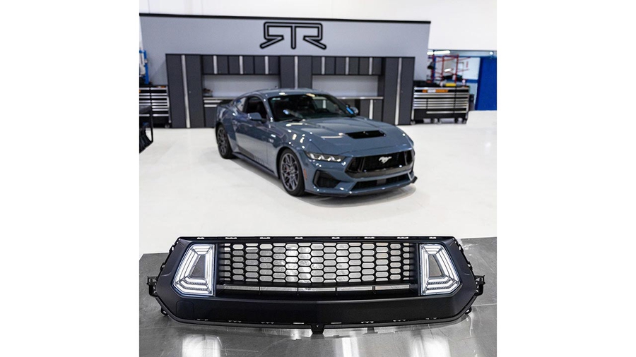 The 2024 Ford Mustang RTR A Sneak Peek at the New Grille with LED Lights