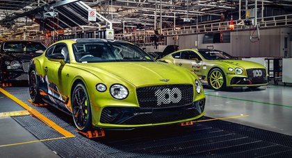 Bentley празднует рекорд купе Continental GT на Пайкс Пик 