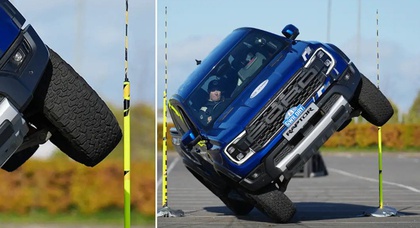 Каскадер Пол Свифт установил новый рекорд Гиннесса на двух колесах с помощью Ford Ranger Raptor