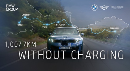 BMW iX3 проїхав понад 1000 км на одній зарядці, хоча офіційний запас ходу 805 км