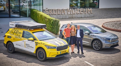 Škoda Enyaq поповнив колекцію музею Škoda після подорожі на понад 33 тисячі кілометрів по Африці