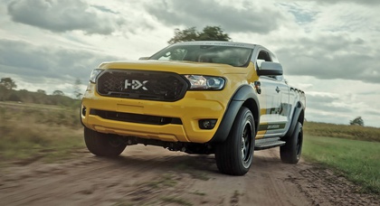 H2X Global reveals an all wheel drive hydrogen EV pick up truck based on the Ford Ranger