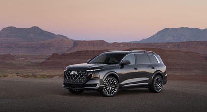 Audi Q9 став першим у світі автомобілем, оснащеним вигнутими OLED-фарами