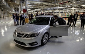 Первый Saab сошёл с конвейера в Швеции