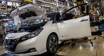 Новый Nissan Leaf будут выпускать в Японии, США и Великобритании