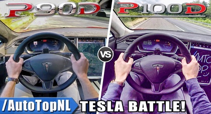 Разгон Tesla Model S: P100D против P90D