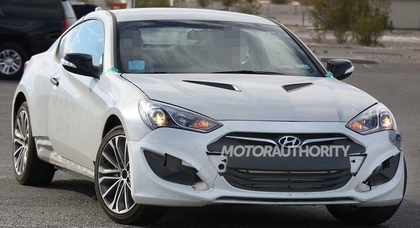 Hyundai вывел на тесты новый Genesis Coupe