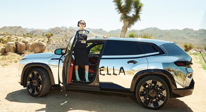 BMW dévoile le XM Label Rouge chromé à Coachella 2023 