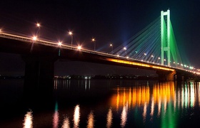 Южный мост в Киеве закроют для частного транспорта с 22 июня