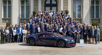  «Сотый» Bugatti Chiron доставлен заказчику 