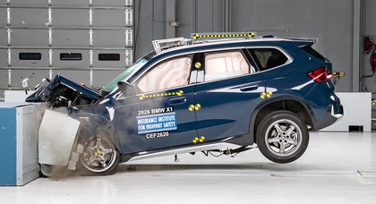 BMW X1 2026 отримав найвищий рейтинг безпеки IIHS за жорсткішими правилами