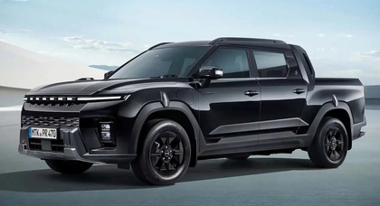 KGM Musso EV Black Edition: електричний пікап став повністю чорним і трохи практичнішим