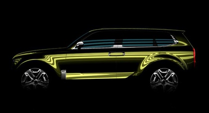 Kia продемонстрировала первое изображение концептуального премиум-кроссовера